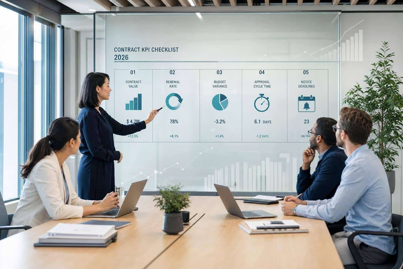 Contract KPI Checklist for Finance Managers 2026